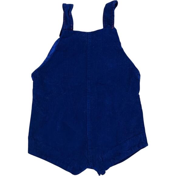 Baby Barnyard 90’s Embroidered Corduroy Shorttalls Overalls - Picture 3 of 4